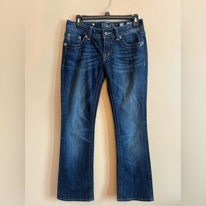 Miss Me Bootcut Dark Wash Jeans Size 27 Style #JP5189B5